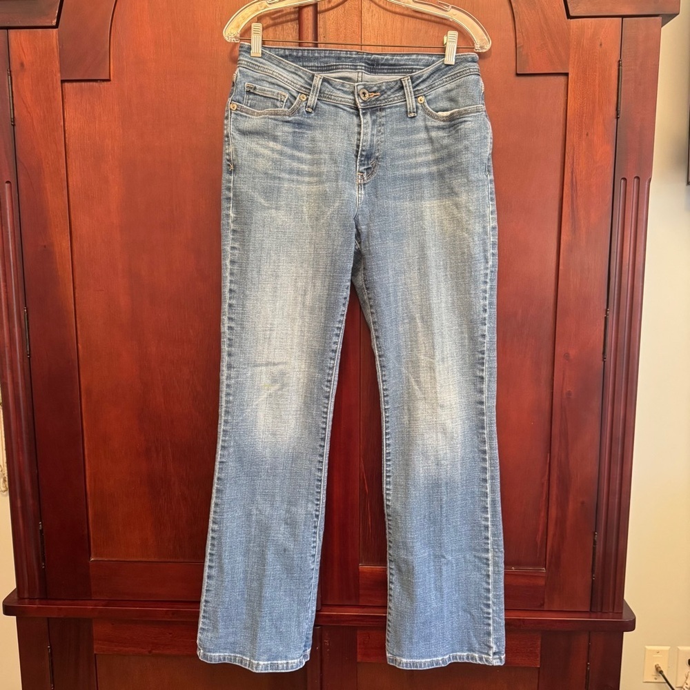 Levi Strauss & Co Stylish Light Blue Boot Cut Women's Jeans 31x32 12M